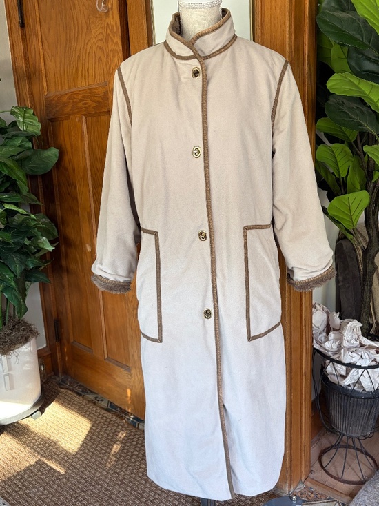 Bonnie Cashin Jackets & Blazers - VTG 70s Bonnie Cashin Russ Taylor Weatherwear Fur Lined Coat 14 Modern Med Lrg